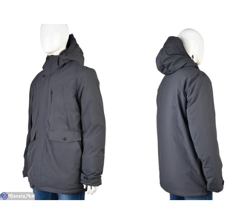 Куртка чоловіча на зиму (5 шт. р.сетка M-3XL) сірий  "Mirella"