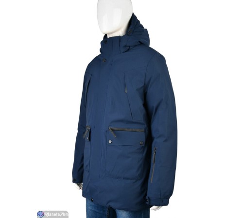 Куртка чоловіча на зиму (5 шт. р.сетка M-3XL) синій  "Mirella"