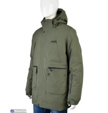 Куртка чоловіча на зиму (5 шт. р.сетка M-3XL) зелений  "Mirella"
