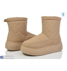 Черевики жіночі на зиму (8 пар р.36-41) бежевий  "YAMMI SHOES"