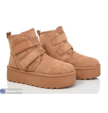 Уггі жіночі на зиму (8 пар р.36-41) camel  "YAMMI SHOES"