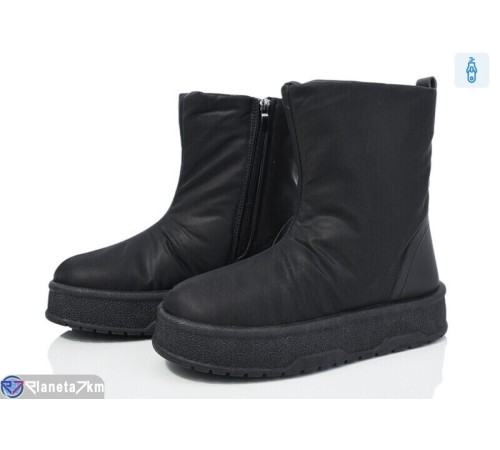 Дутики жіночі на зиму (8 пар р.36-41) чорний  "YAMMI SHOES" Дутики жіночі на зиму (8 пар р.36-41) чорний  "YAMMI SHOES"