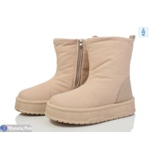 Дутики жіночі на зиму (8 пар р.36-41) бежевий  "YAMMI SHOES"