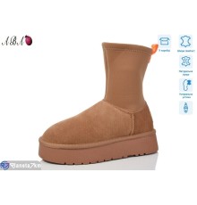 Уггі жіночі на зиму (6 пар р.36-40) коричневий  "Aba"