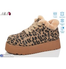 Черевики жіночі на зиму (6 пар р.36-40) бежевий  "Aba"