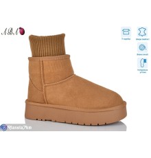 Уггі жіночі на зиму (6 пар р.36-40) camel  "Aba"