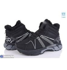 Дитячі кросівки на зиму (8 пар р.36-41) чорний  "Laifakids"