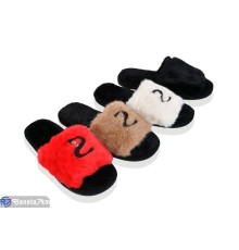 Тапки жіночі на зиму (8 пар р.36-41) мікс  "LUXORIS"