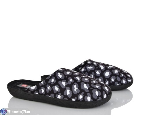 Тапки жіночі на весну/осінь (6 пар р.36-40) чорний  "LUXORIS"