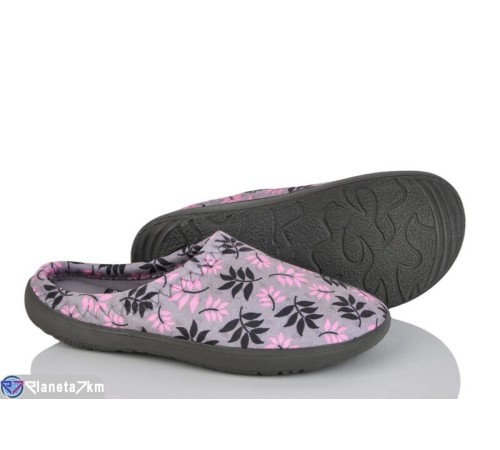 Тапки жіночі на весну/осінь (6 пар р.36-40) сірий  "LUXORIS"