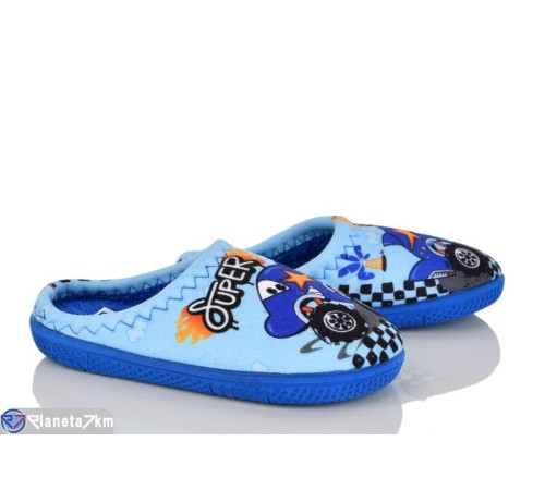 Тапки дитячі на зиму (6 пар р.27-30) синій  "LUXORIS"