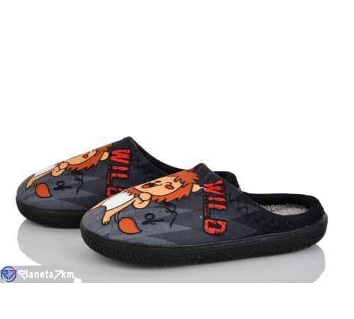 Тапки дитячі на зиму (6 пар р.27-30) сірий  "LUXORIS"