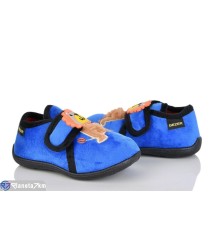 Тапки дитячі на весну/осінь (6 пар р.27-30) синій  "LUXORIS"