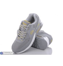 Кросівки жіночі на весну/осінь (8 пар р.37-41) сірий  "DEVER"