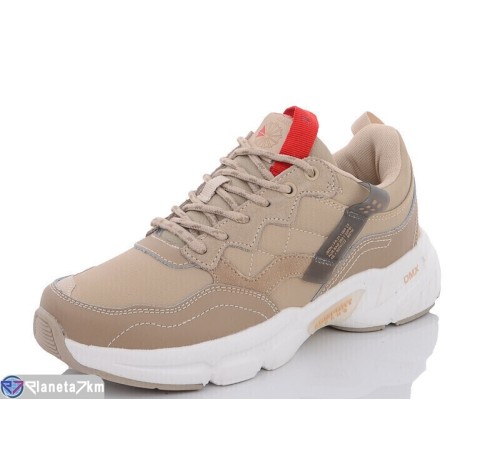 Кросівки жіночі на весну/осінь (8 пар р.36-41) бежевий  "DEMAVEER"