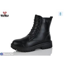 Черевики жіночі на зиму (8 пар р.37-42) чорний  "SUBA"