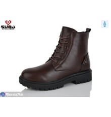 Черевики жіночі на зиму (8 пар р.37-42) коричневий  "SUBA"