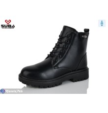 Черевики жіночі на зиму (8 пар р.37-42) чорний  "SUBA"