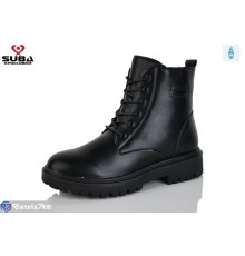 Черевики жіночі на зиму (8 пар р.37-42) чорний  "SUBA"