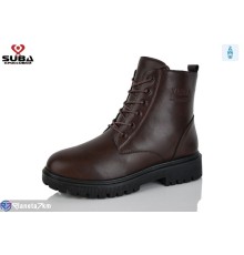 Черевики жіночі на зиму (8 пар р.37-42) коричневий  "SUBA"