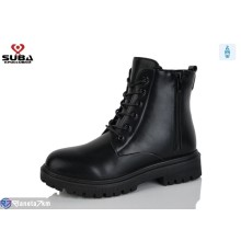 Черевики жіночі на зиму (8 пар р.37-42) чорний  "SUBA"