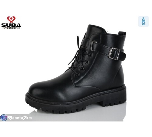 Черевики жіночі на зиму (8 пар р.37-42) чорний  "SUBA"