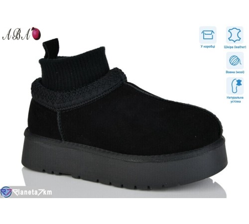 Уггі жіночі на зиму (6 пар р.36-40) чорний  "Aba"