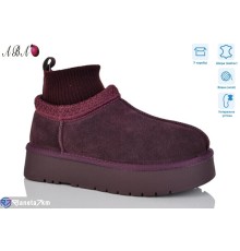 Уггі жіночі на зиму (6 пар р.36-40) бордовий  "Aba"