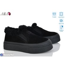 Сліпони жіночі на зиму (8 пар р.36-41) чорний  "Aba"