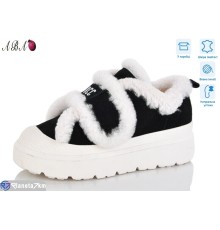 Кросівки жіночі на зиму (8 пар р.36-41) чорний  "Aba"