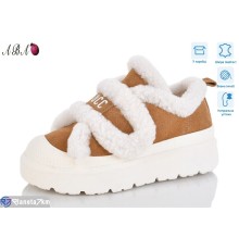 Кросівки жіночі на зиму (8 пар р.36-41) camel  "Aba"