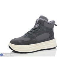 Кросівки жіночі на зиму (8 пар р.36-41) сірий  "Normashoes"