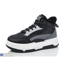 Кросівки жіночі на зиму (8 пар р.36-41) чорний  "Normashoes"