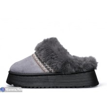 Тапки жіночі на зиму (8 пар р.36-41) сірий  "LULI"