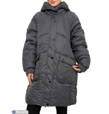 Куртка жіноча на зиму (5 шт. р.сетка XL-5XL) сірий  "Kalabok"