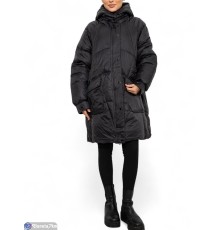 Куртка жіноча на зиму (5 шт. р.сетка XL-5XL) чорний  "Kalabok"