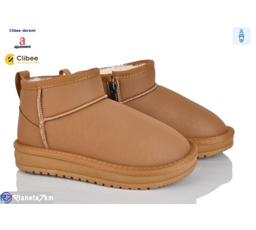 Дитячі Уггі на зиму (6 пар р.32-37) коричневий  "BELIES-D"