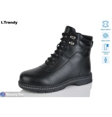 Черевики жіночі на зиму (6 пар р.36-41) чорний  "Trendy"