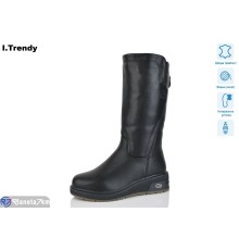 Чоботи жіночі на зиму (6 пар р.36-41) чорний  "Trendy"
