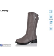 Чоботи жіночі на зиму (6 пар р.36-41) коричневий  "Trendy"