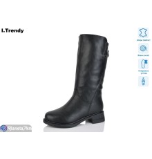 Чоботи жіночі на зиму (6 пар р.36-41) чорний  "Trendy"