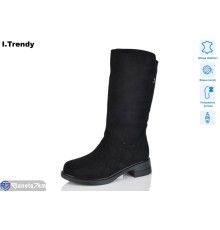 Чоботи жіночі на зиму (6 пар р.36-41) чорний  "Trendy"