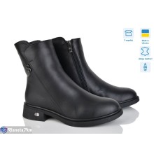Черевики жіночі на зиму (6 пар р.37-41) чорний  "LISA"