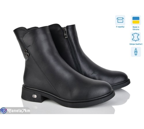 Черевики жіночі на зиму (6 пар р.37-41) чорний  "LISA" Черевики жіночі на зиму (6 пар р.37-41) чорний  "LISA"