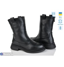 Черевики жіночі на зиму (6 пар р.37-42) чорний  "LISA"