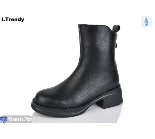Черевики жіночі на зиму (6 пар р.36-41) чорний  "Trendy" Черевики жіночі на зиму (6 пар р.36-41) чорний  "Trendy"