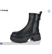 Черевики жіночі на зиму (6 пар р.36-41) чорний  "Trendy"