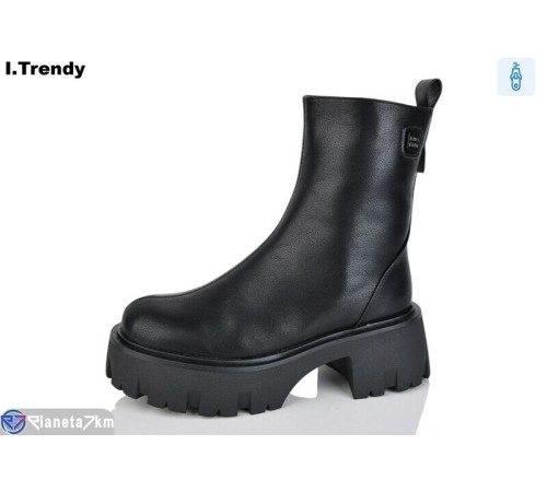 Черевики жіночі на зиму (6 пар р.36-41) чорний  "Trendy" Черевики жіночі на зиму (6 пар р.36-41) чорний  "Trendy"