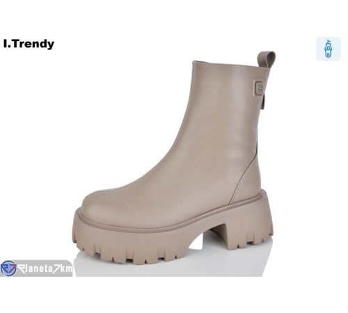 Черевики жіночі на зиму (6 пар р.36-41) коричневий  "Trendy" Черевики жіночі на зиму (6 пар р.36-41) коричневий  "Trendy"