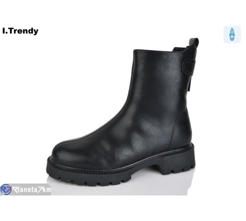 Черевики жіночі на зиму (6 пар р.36-41) чорний  "Trendy" Черевики жіночі на зиму (6 пар р.36-41) чорний  "Trendy"